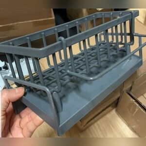 Gray Plastic Sink Caddy Organizer - Gray